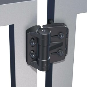 D&D mini adjustable gate hinge in black
