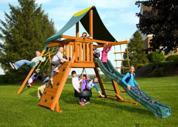 PlayOutdoors Jungle Gyms - Supremescape Swing Set