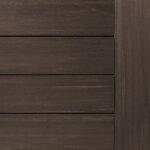 close up of AZEK Vintage Collection Dark Hickory PVC deck boards