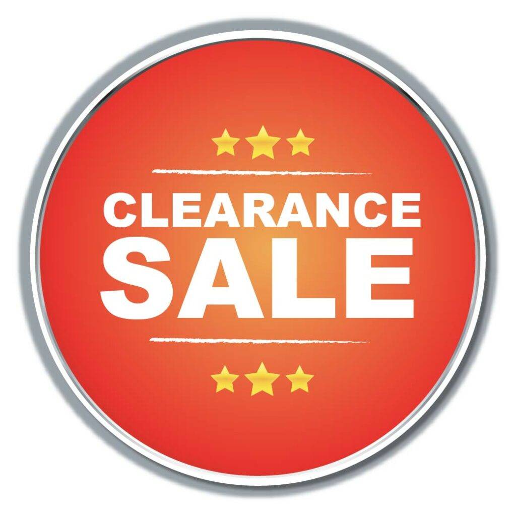 Clearance Sale badge