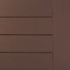 close up shot of TimberTech EdgePrime Collection - Dark Teak composite deck boards