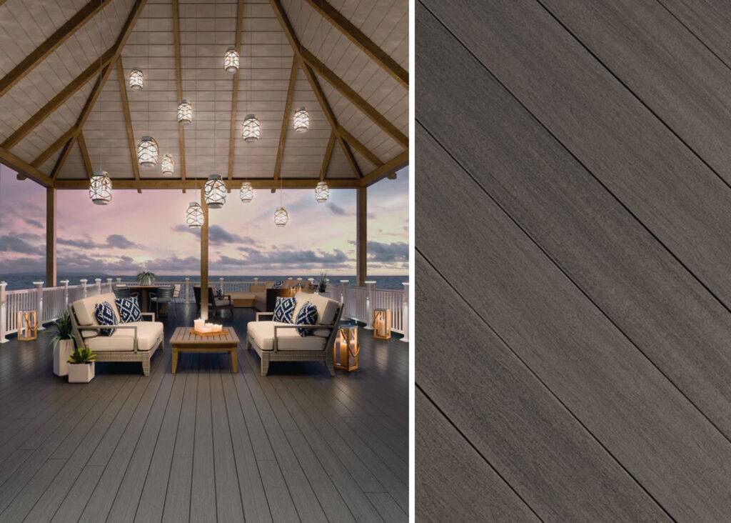 Fiberon Symmetry composite decking in a natural setting