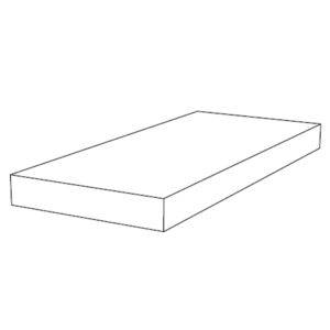 Suredge Trimboard PVC – White, smooth PVC trim board for exterior and interior applications, available in multiple sizes.