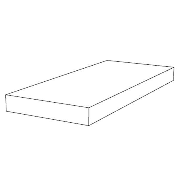 Suredge Trimboard PVC – White, smooth PVC trim board for exterior and interior applications, available in multiple sizes.