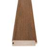 Side profile of AZEK Porch Mahogany tongue & groove board with natural woodgrain detail