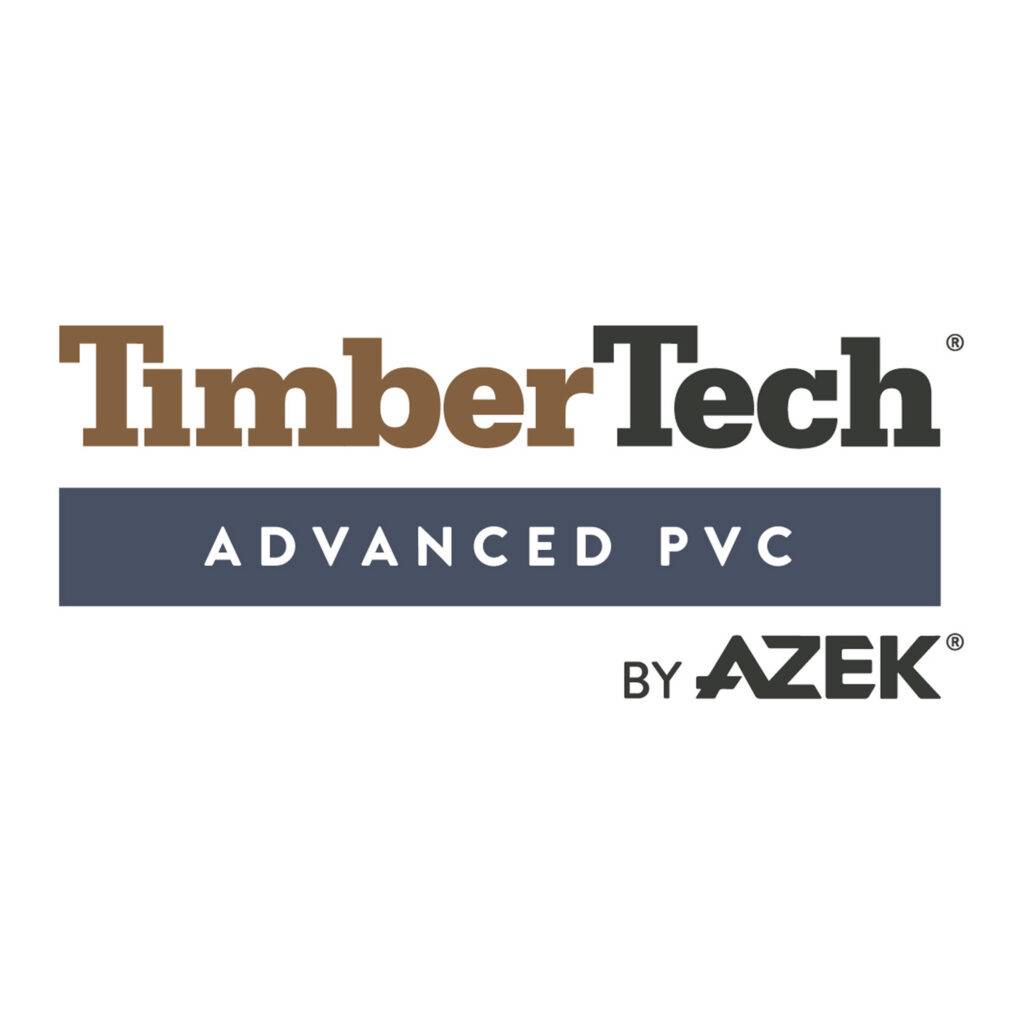 TimberTech Advanced PVC by AZEK logo, representing premium, high-performance PVC decking.